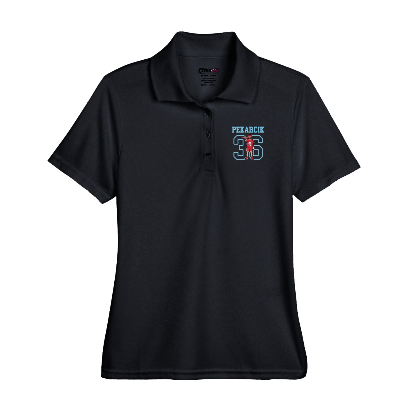 Performance Polo — Shirsey in Black