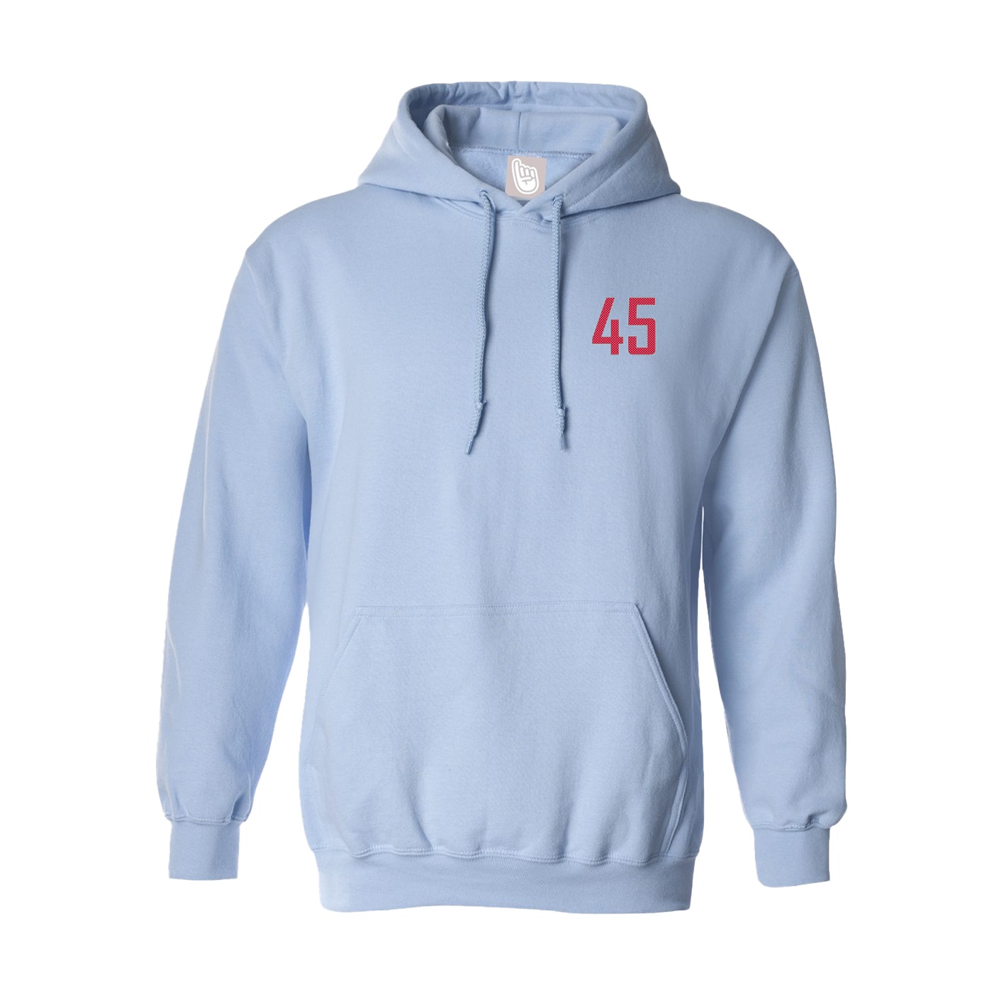 Hoodie — Front Shirsy in Light Blue