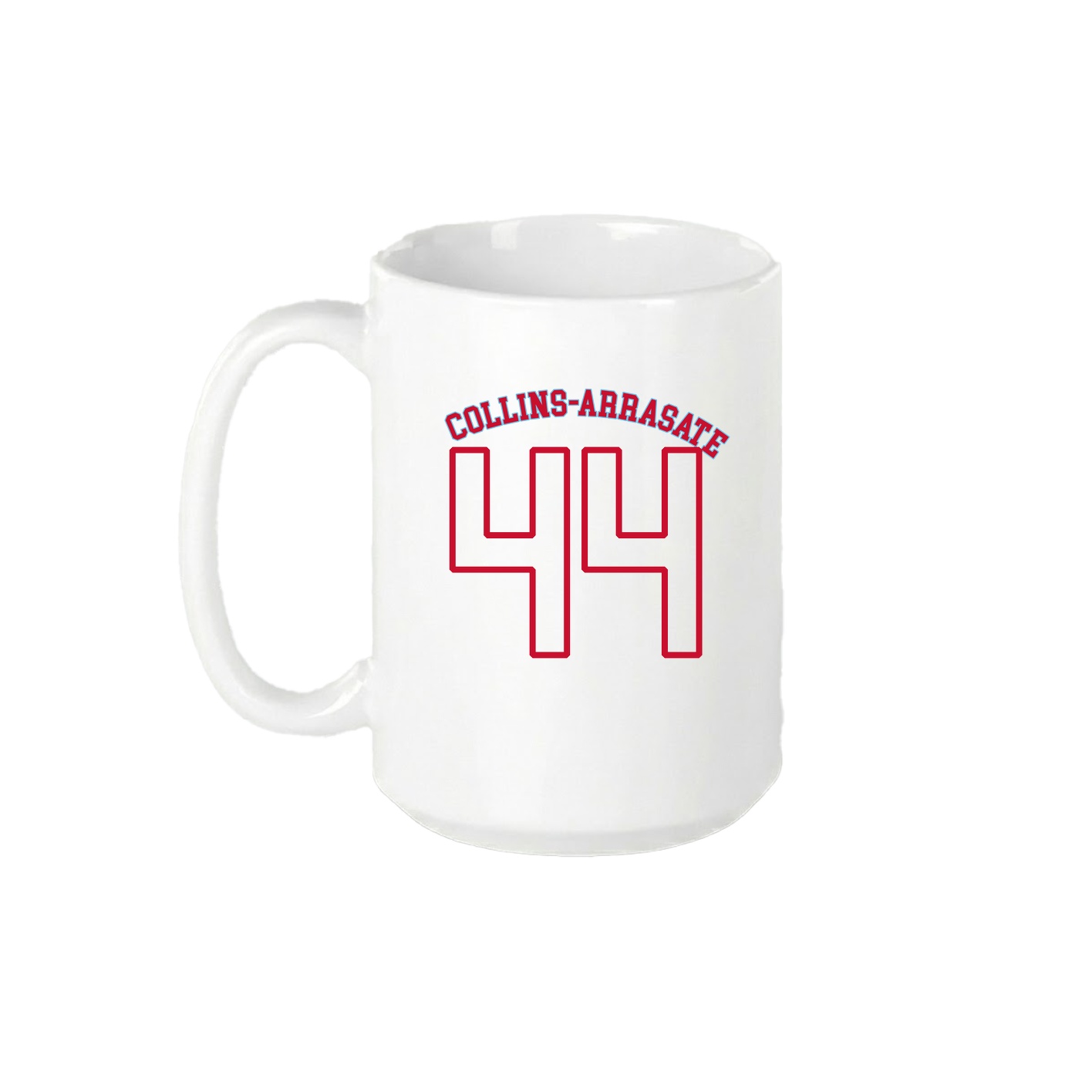 15oz Coffee Mug — Shirsey Arch in White