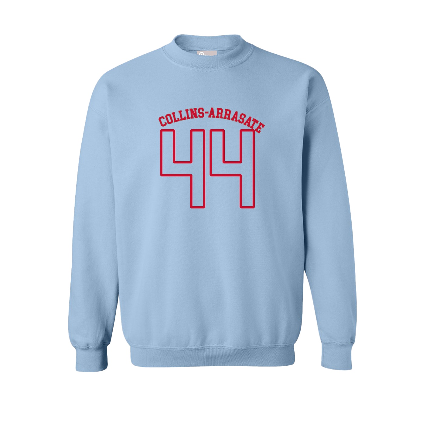Fleece Crew — Shirsey Arch in Light Blue