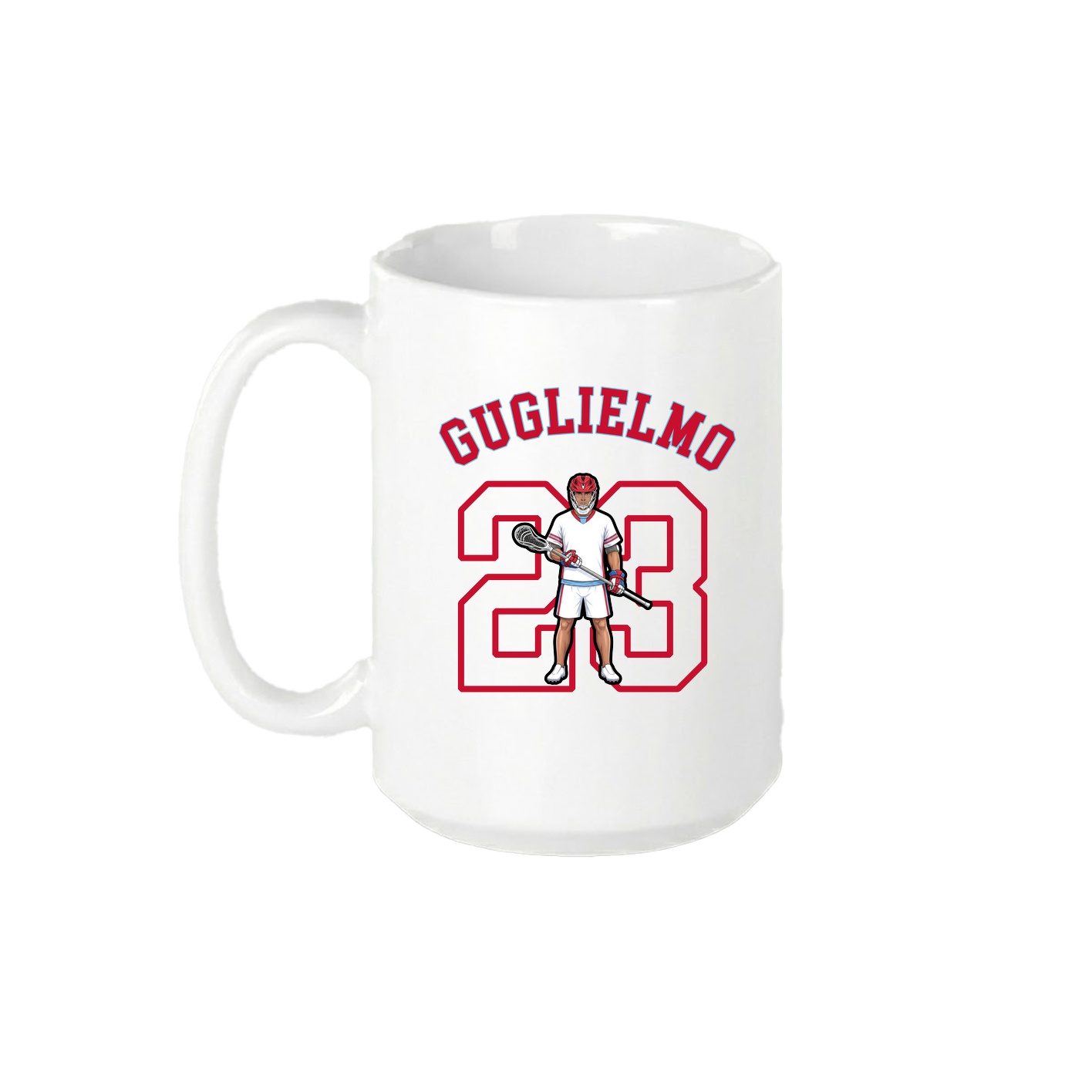 15oz Coffee Mug — Shirsey Arch in White