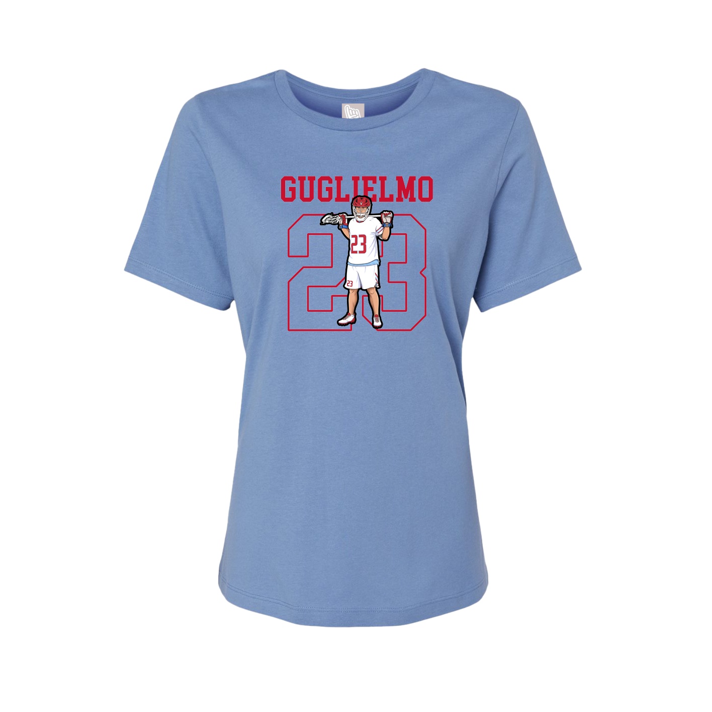 Fitted Women's Tee — Shirsey in Powder Blue
