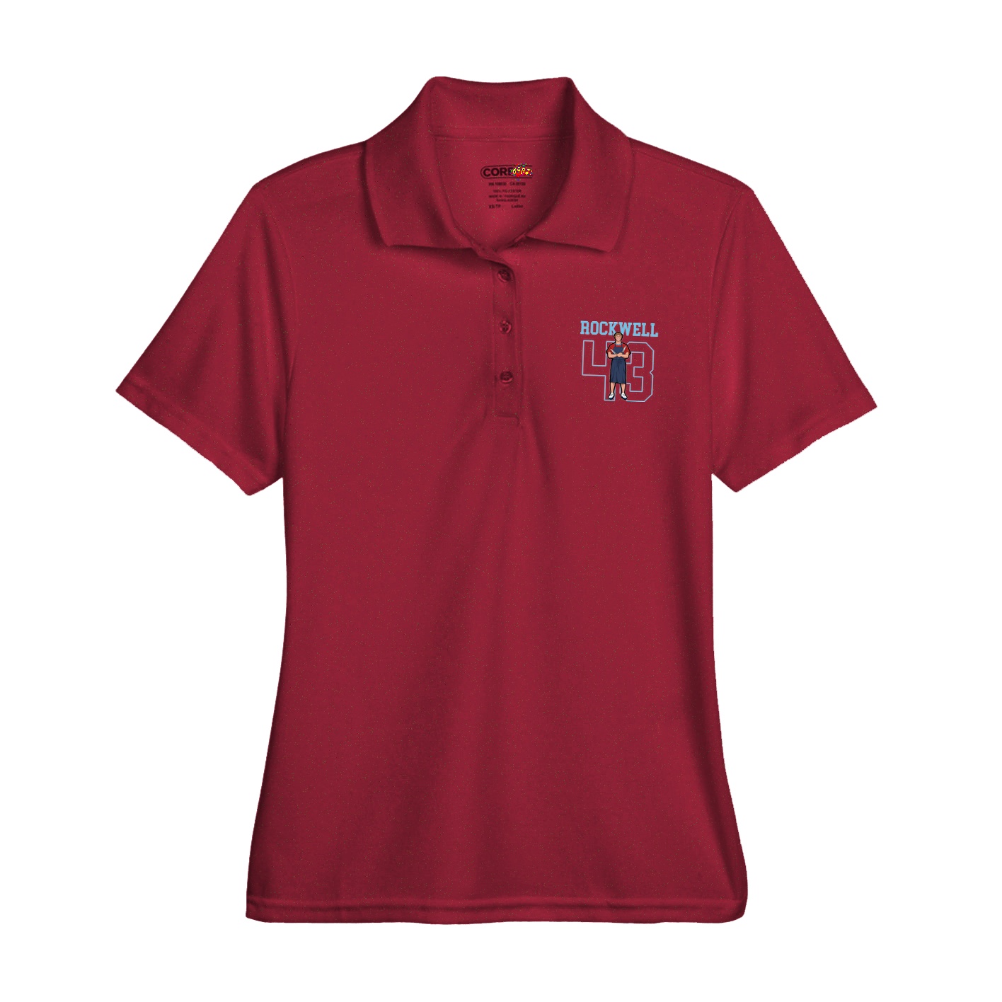 Womens Performance Polo — Shirsey in Red