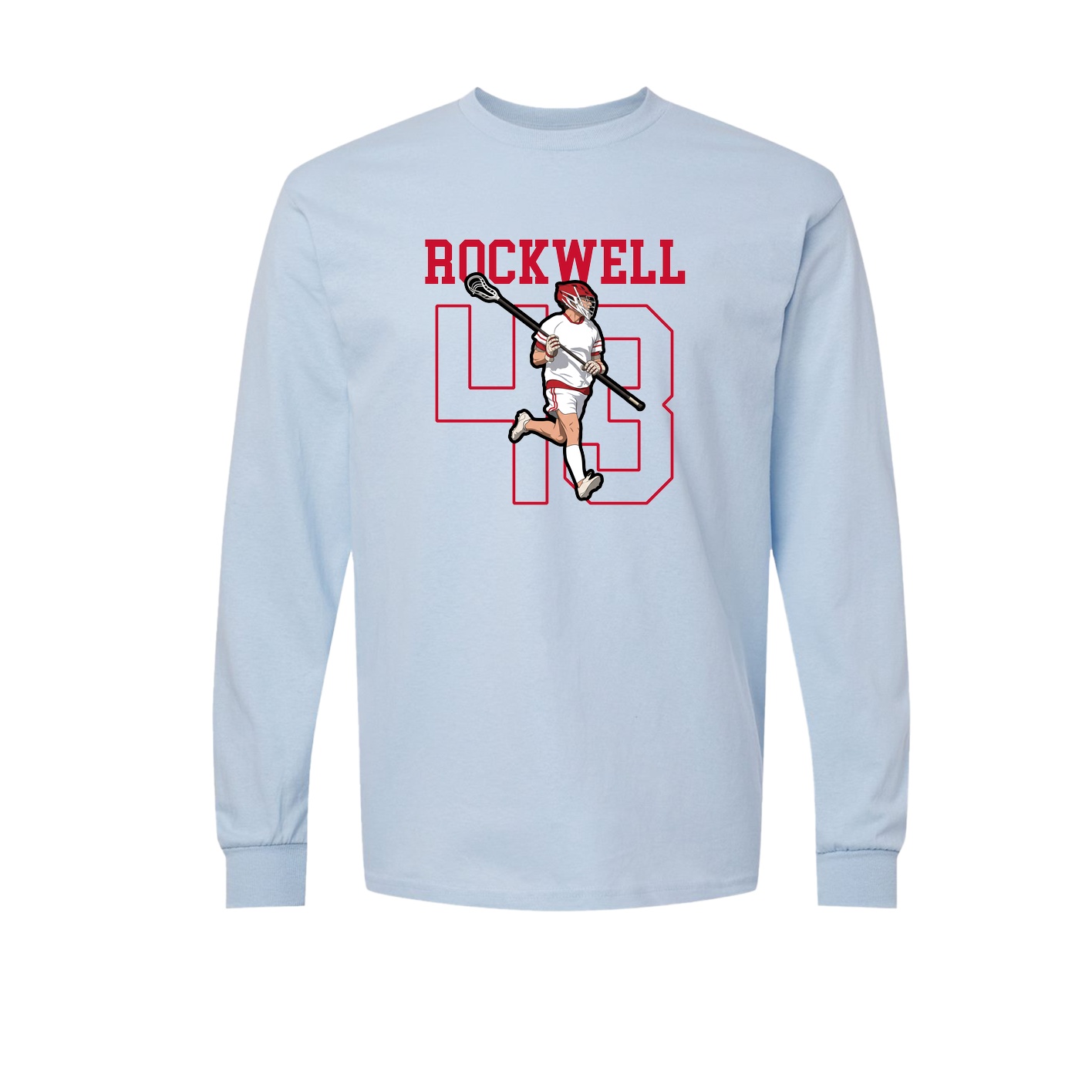 Long Sleeve Tee — Shirsey in Light Blue