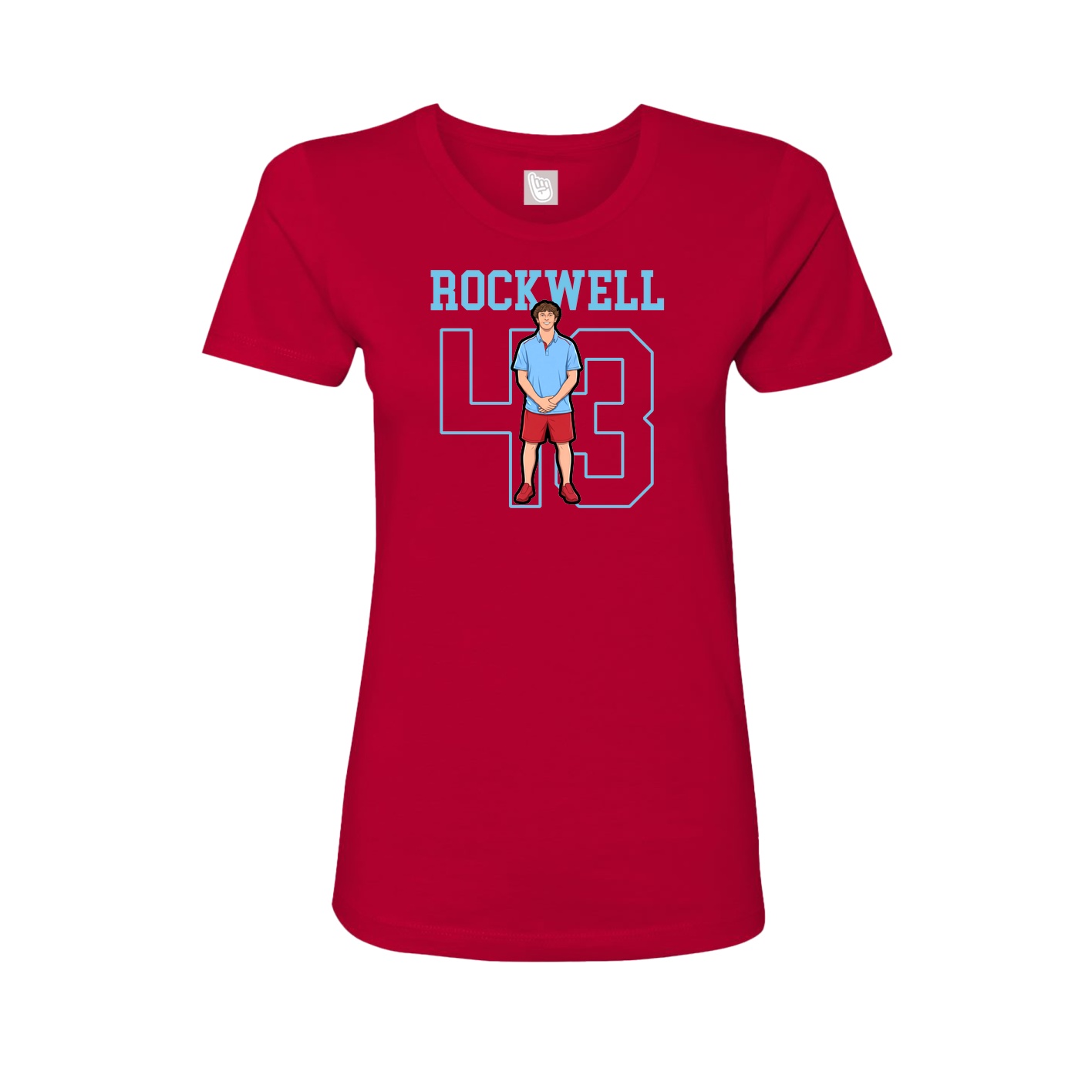 Fitted Women's Tee — Shirsey in Red
