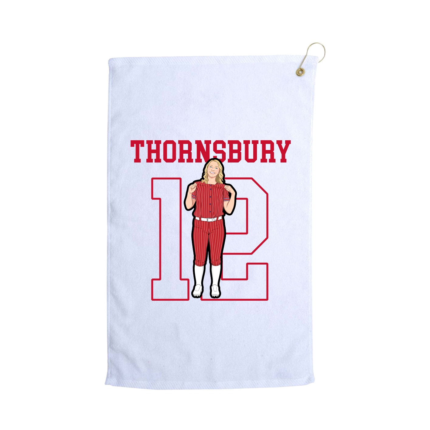 Golf Towel — Shirsey in White