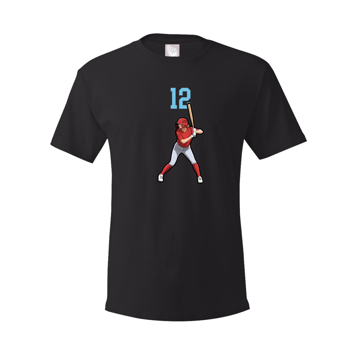 Tee — Number Top in Black