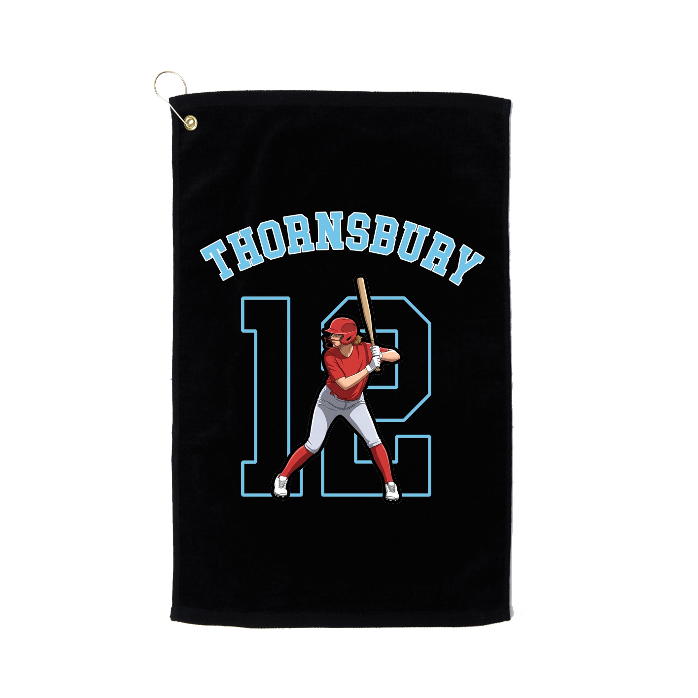 Golf Towel — Shirsey Arch in Black