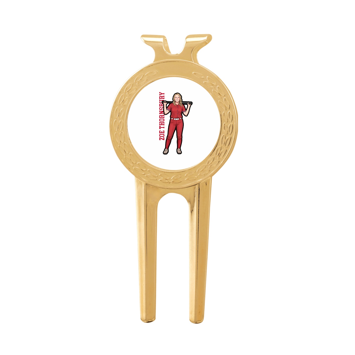 Divot Tool with Ball Marker — Name Vertical in Classic