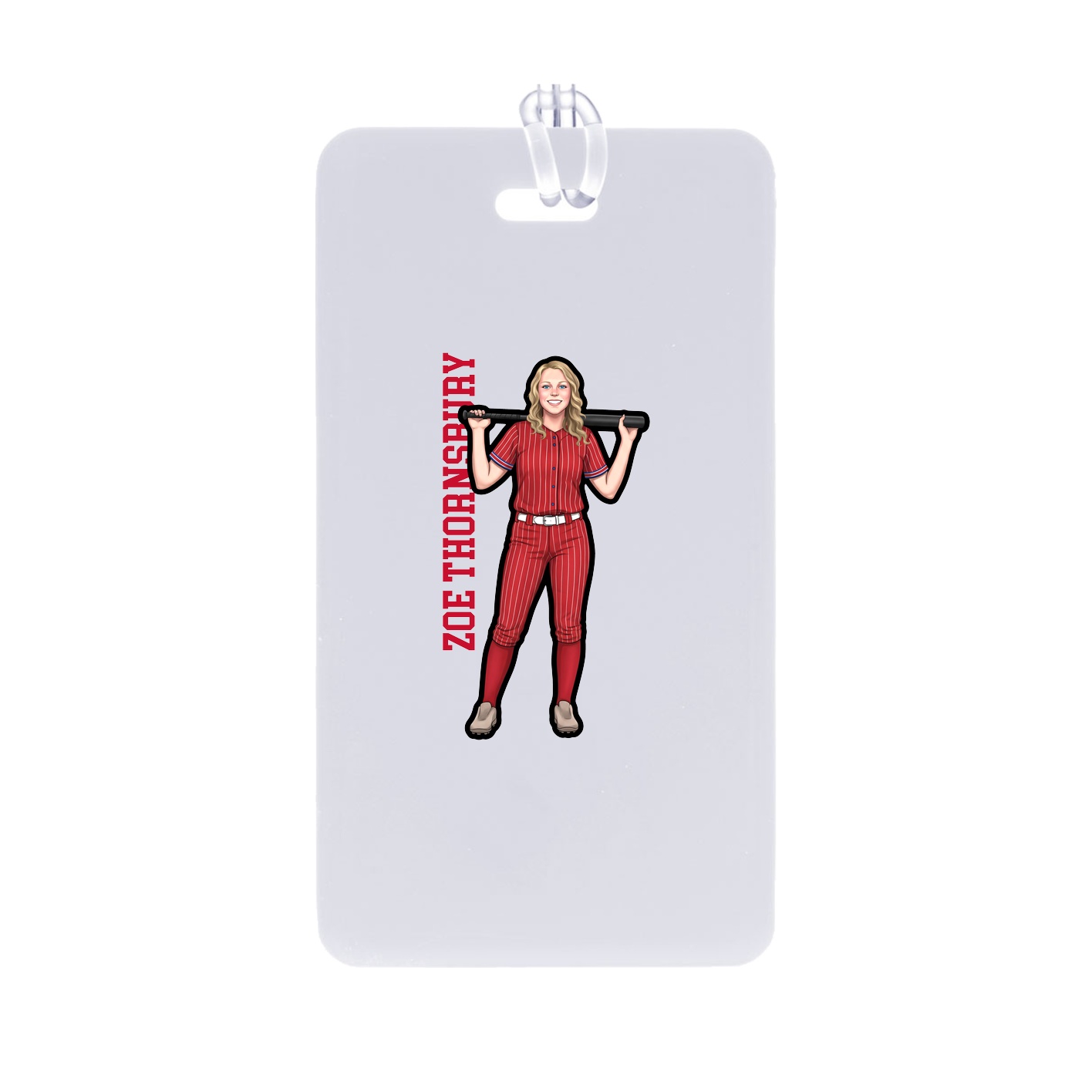 Bag Tag — Name Vertical in Classic