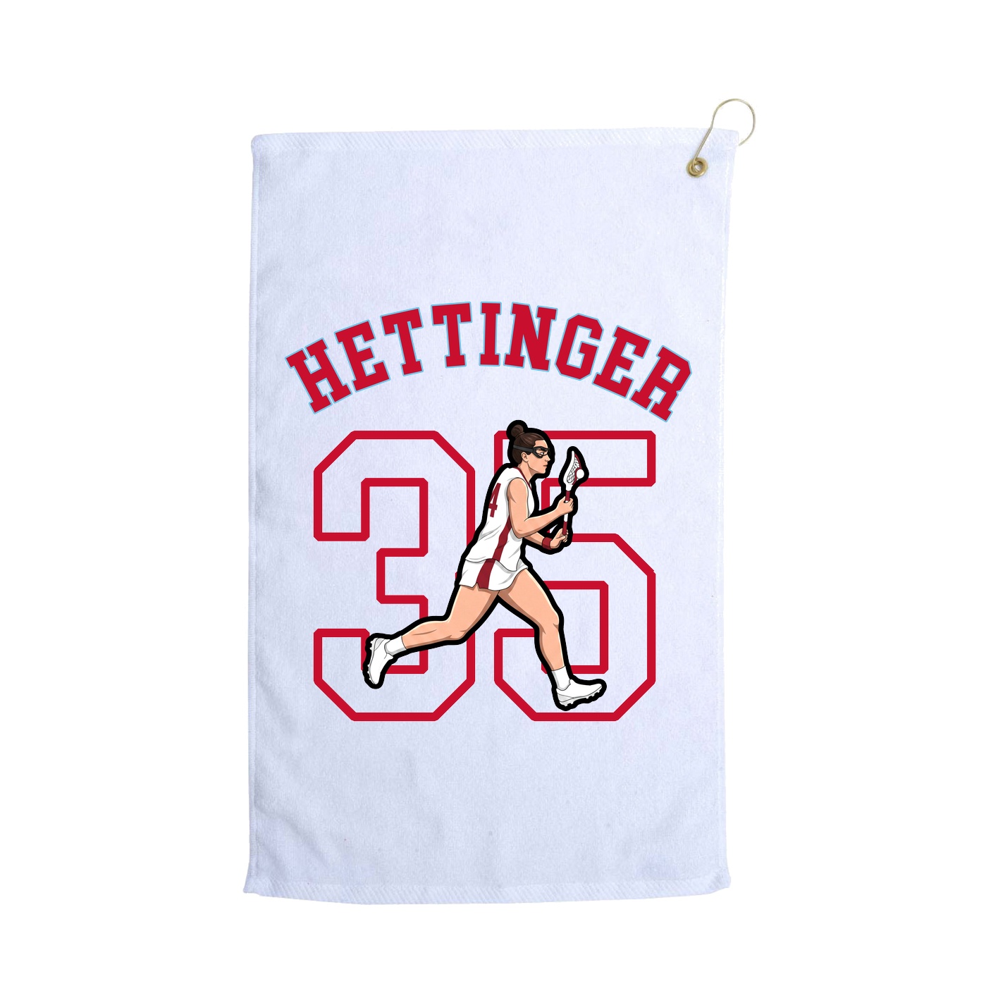 Golf Towel — Shirsey Arch in White