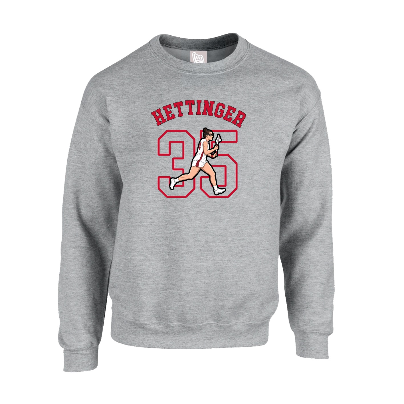 Fleece Crew — Shirsey Arch in Grey