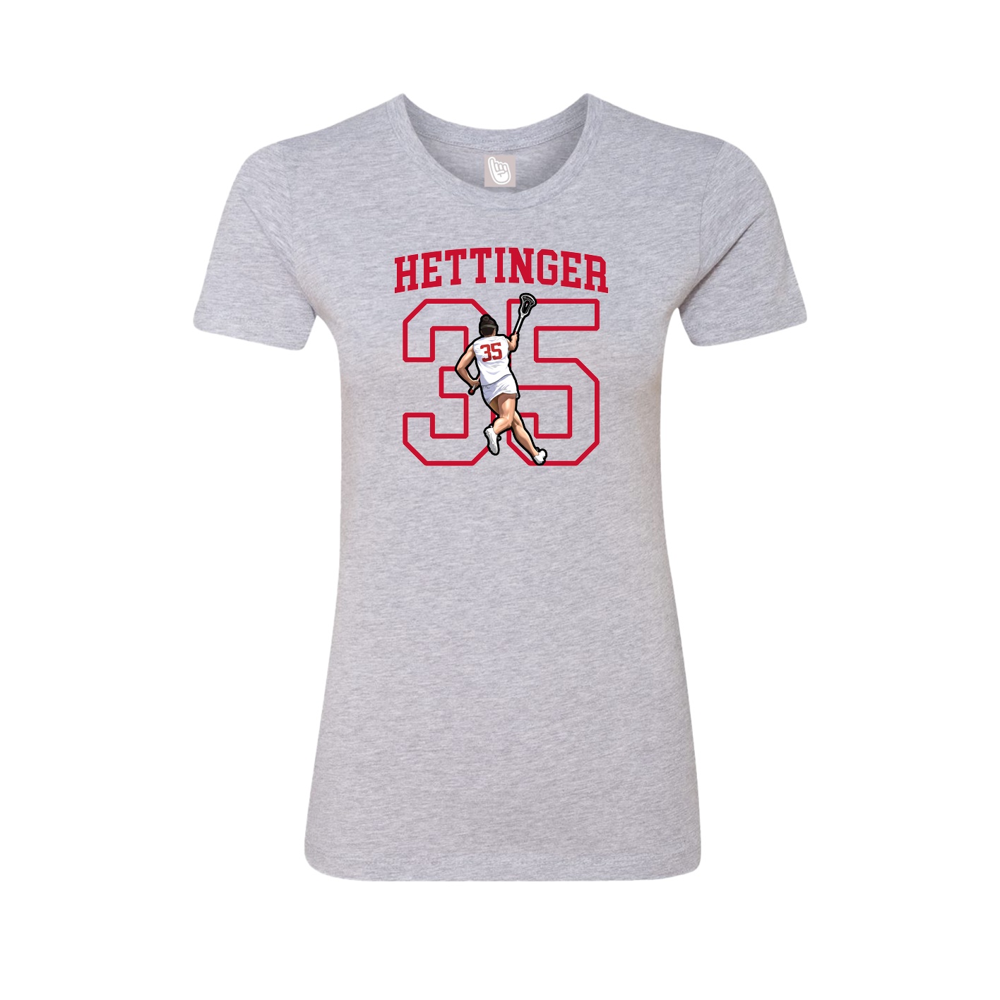Fitted Women's Tee — Shirsey in Grey