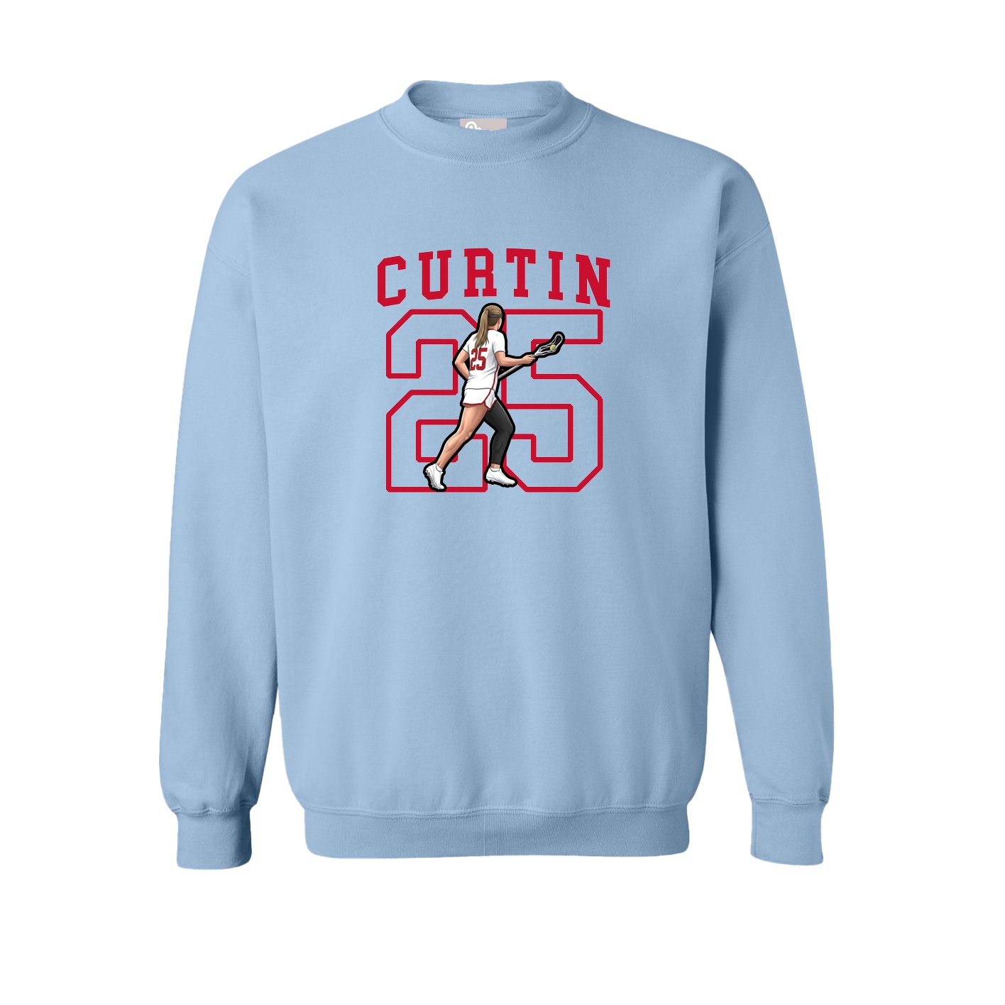 Fleece Crew — Shirsey in Light Blue