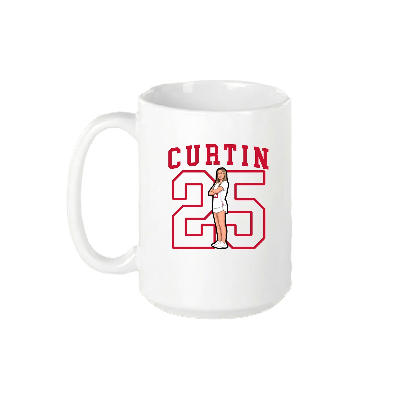 15oz Coffee Mug — Shirsey in White