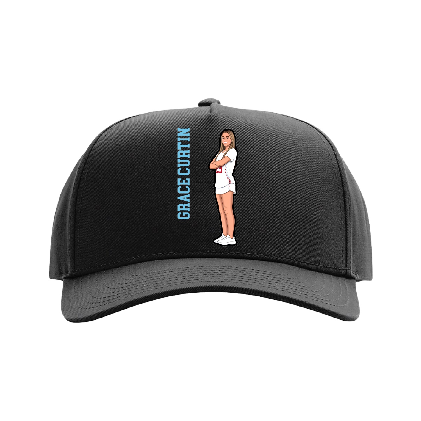 Full Fabric Five-Panel Champ Cap