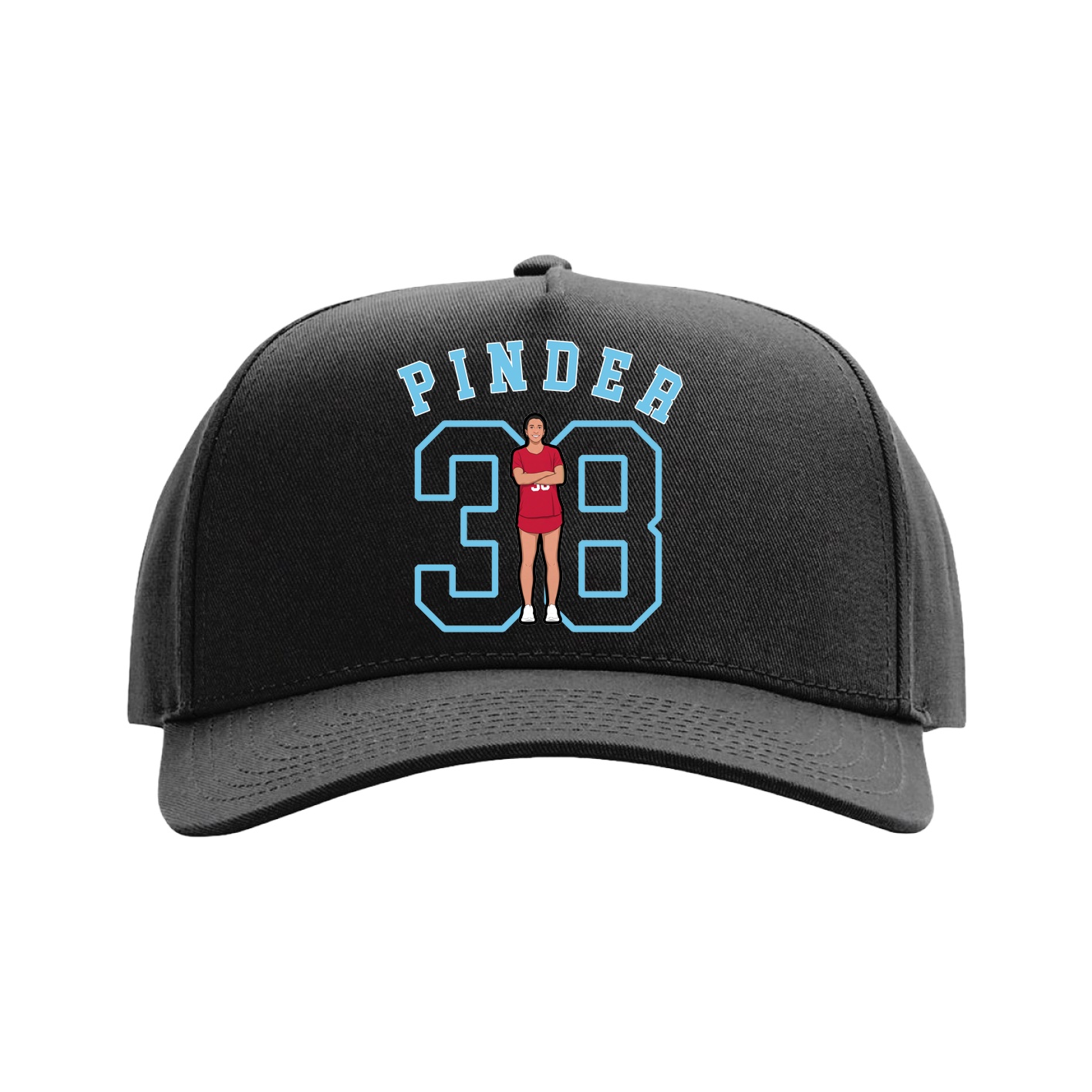 Full Fabric Five-Panel Champ Cap