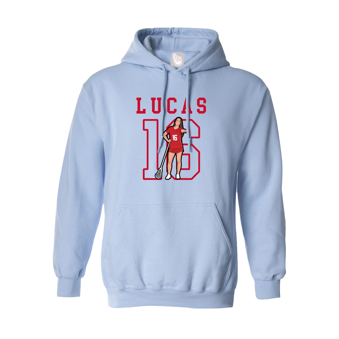 Hoodie — Shirsey in Light Blue