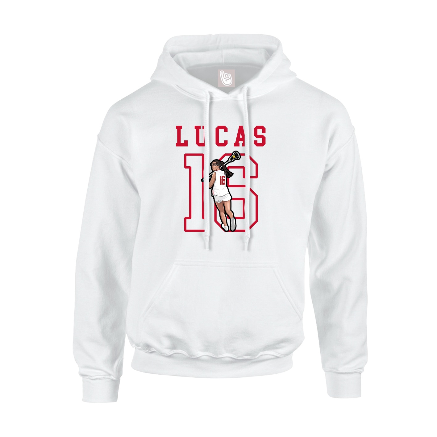 Hoodie — Shirsey in White