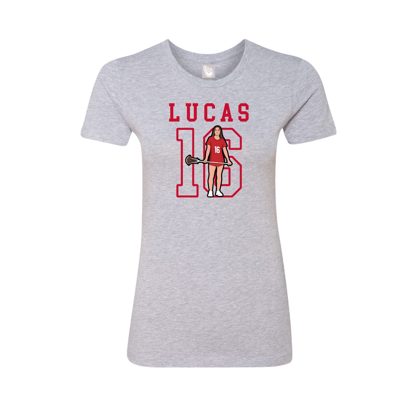 Fitted Women's Tee — Shirsey in Grey