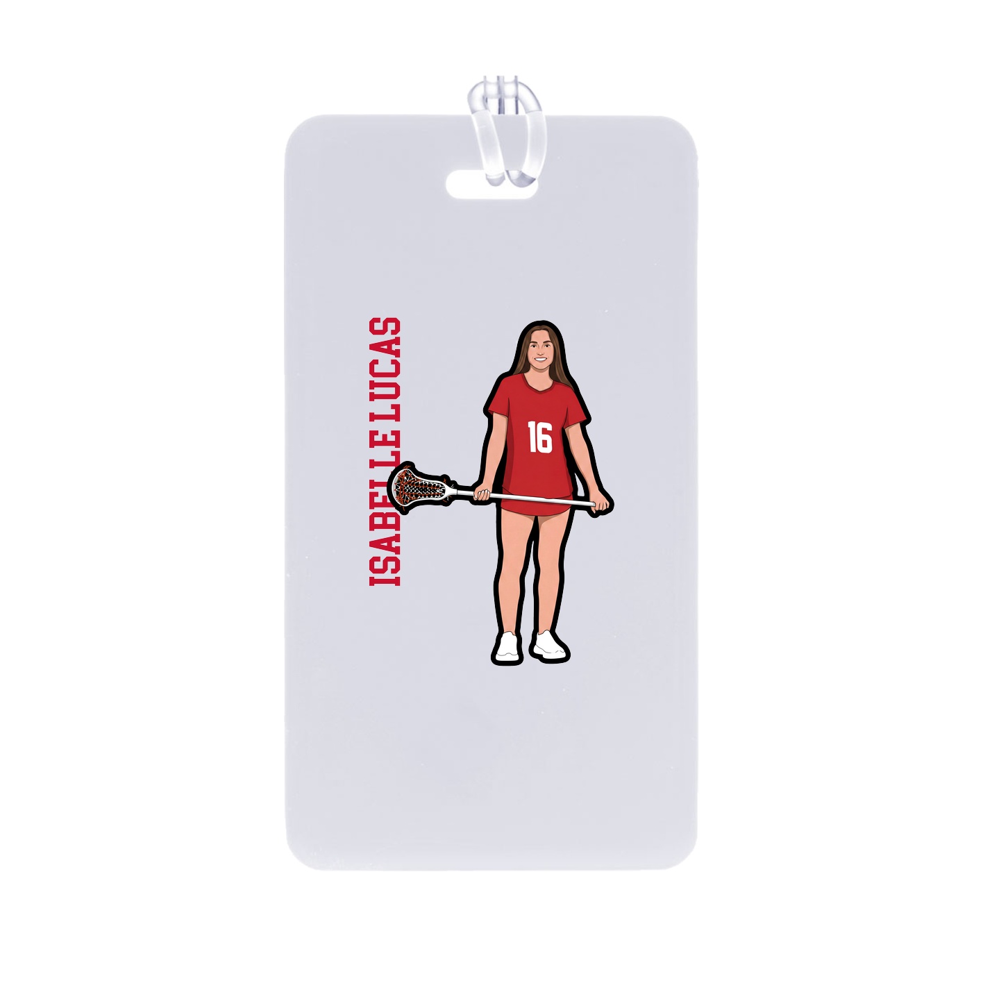 Bag Tag — Name Vertical in Classic