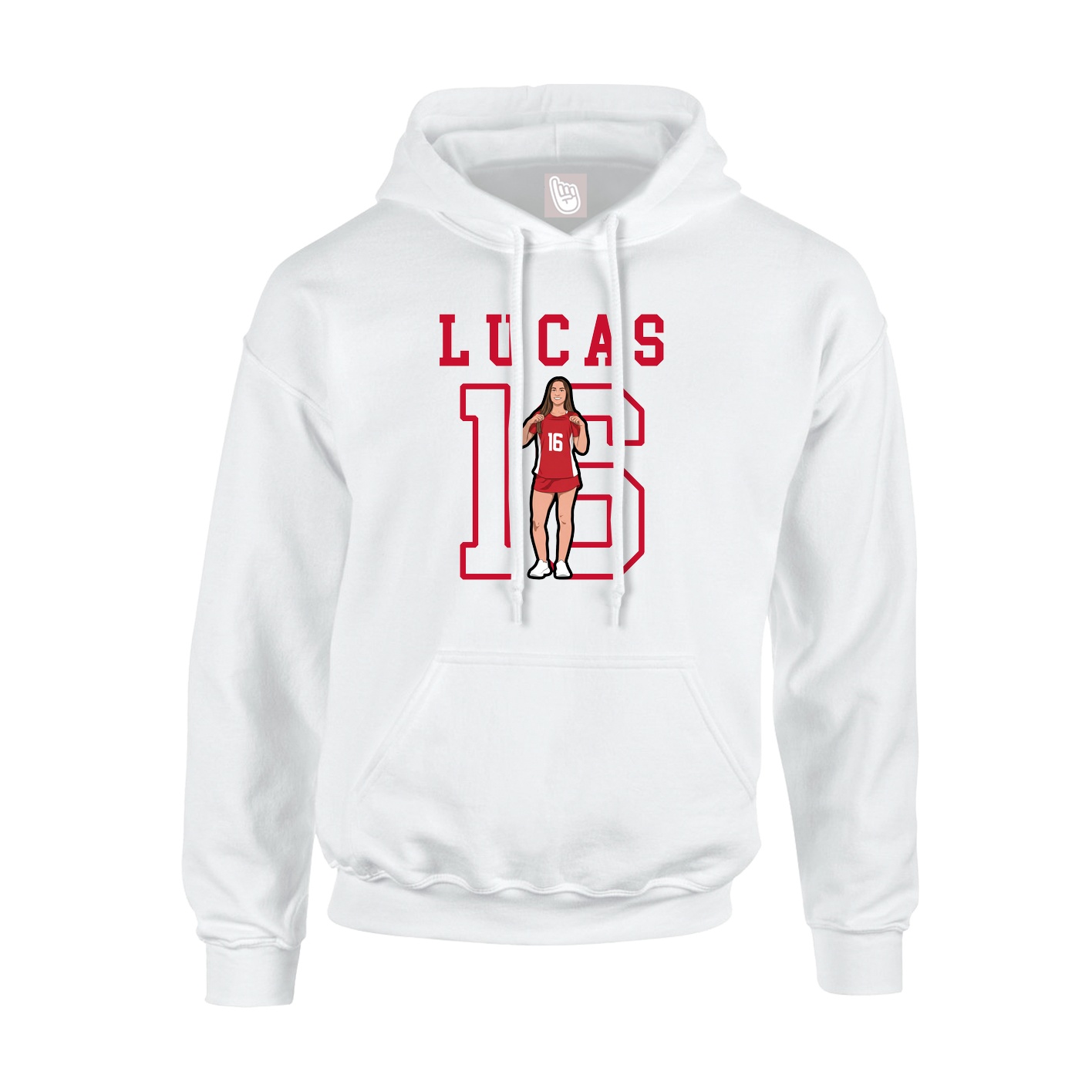 Youth Hoodie — Shirsey in White