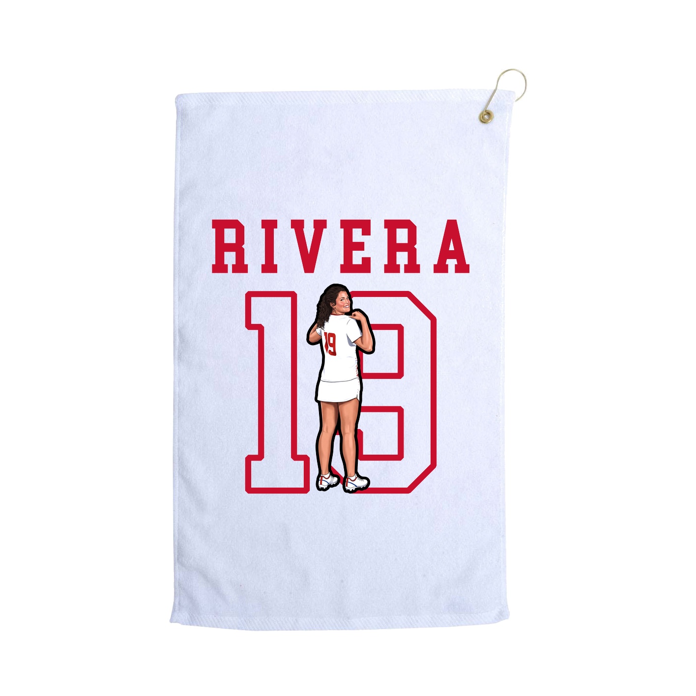 Golf Towel — Shirsey in White