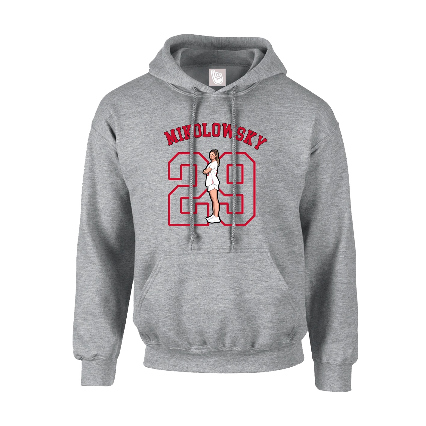 Hoodie — Shirsey Arch in Grey