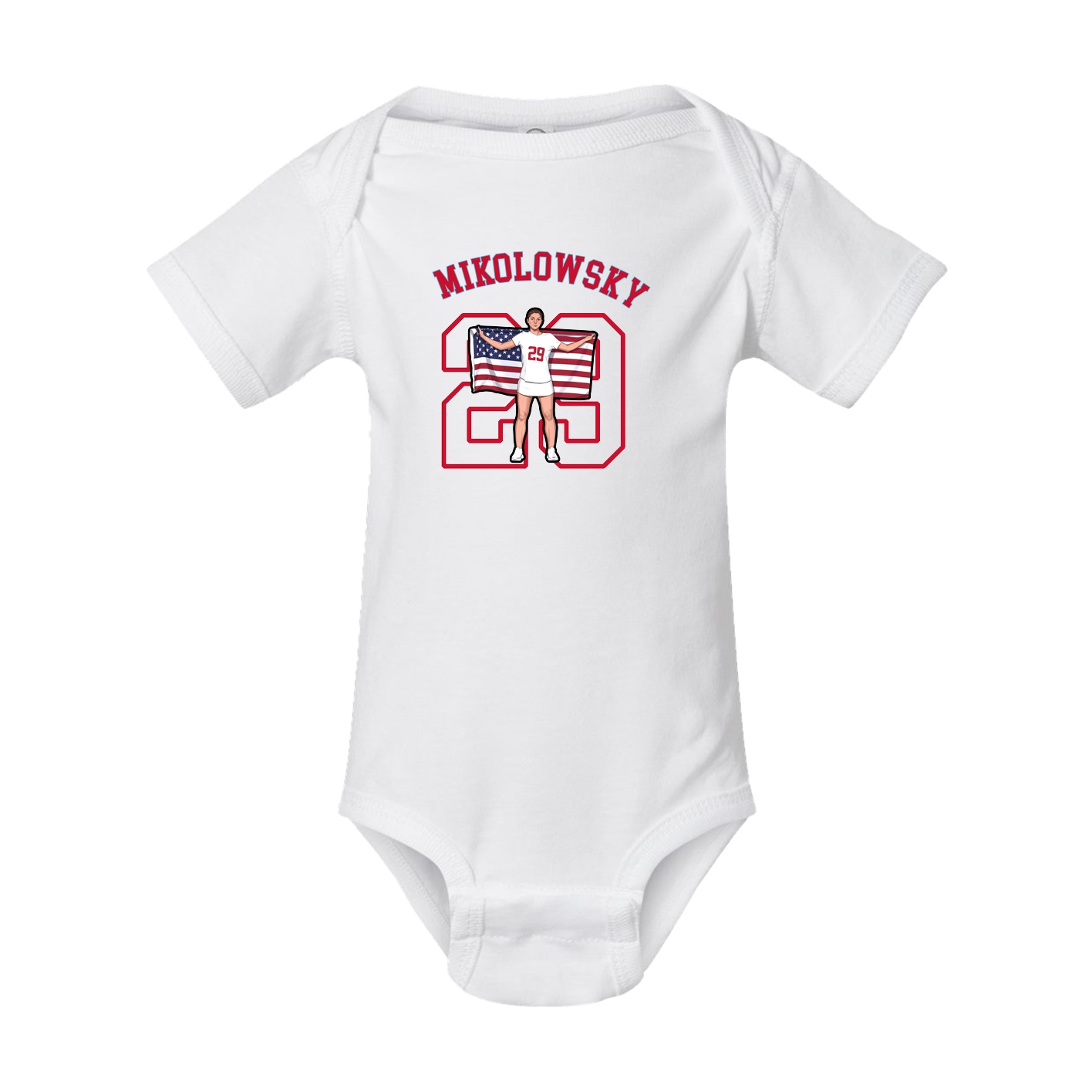 Baby Onesie — Shirsey Arch in White