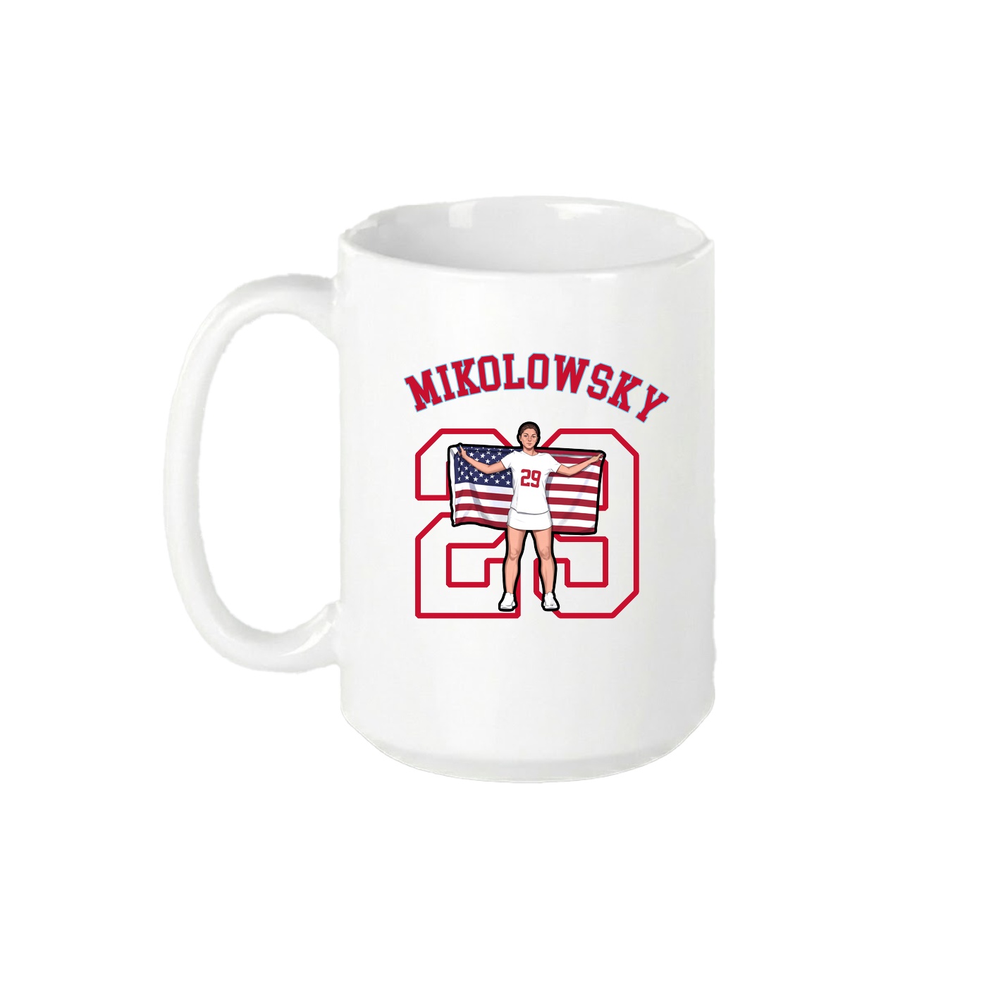 15oz Coffee Mug — Shirsey Arch in White