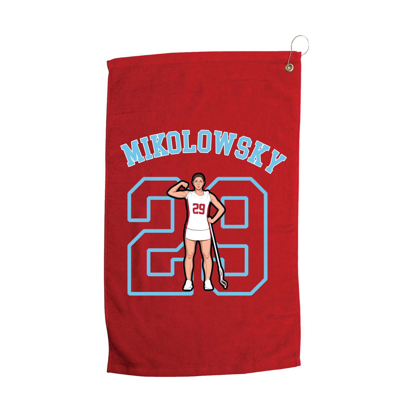 Golf Towel — Shirsey Arch in Red