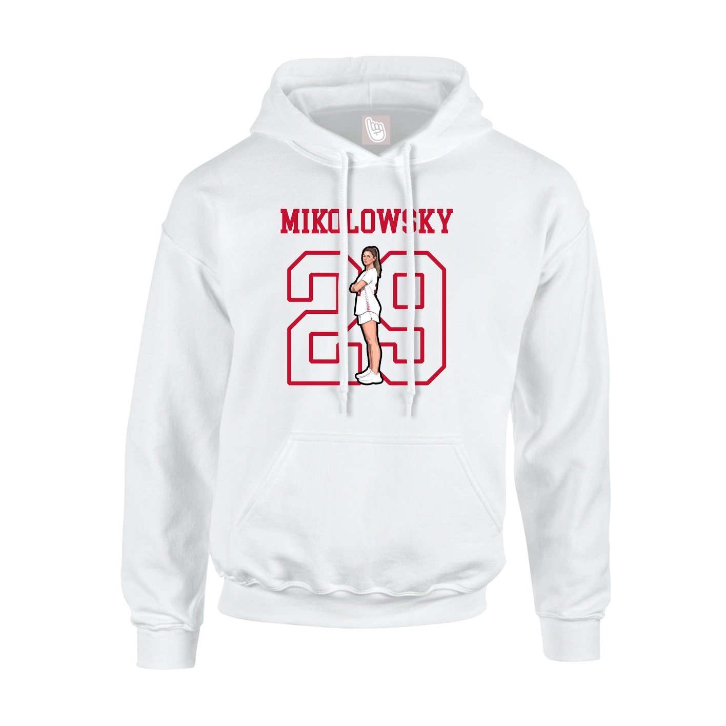 Youth Hoodie — Shirsey in White