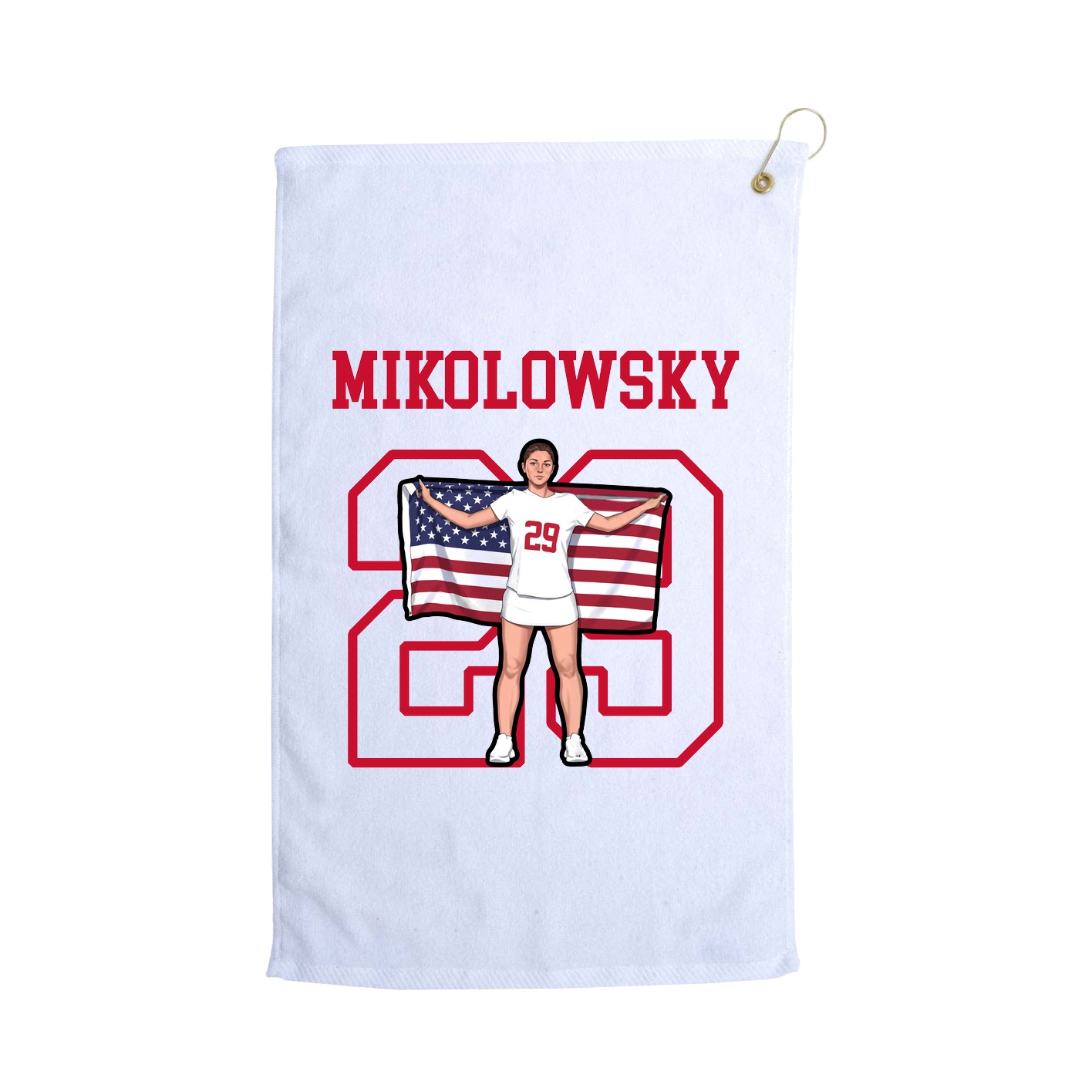 Golf Towel — Shirsey in White