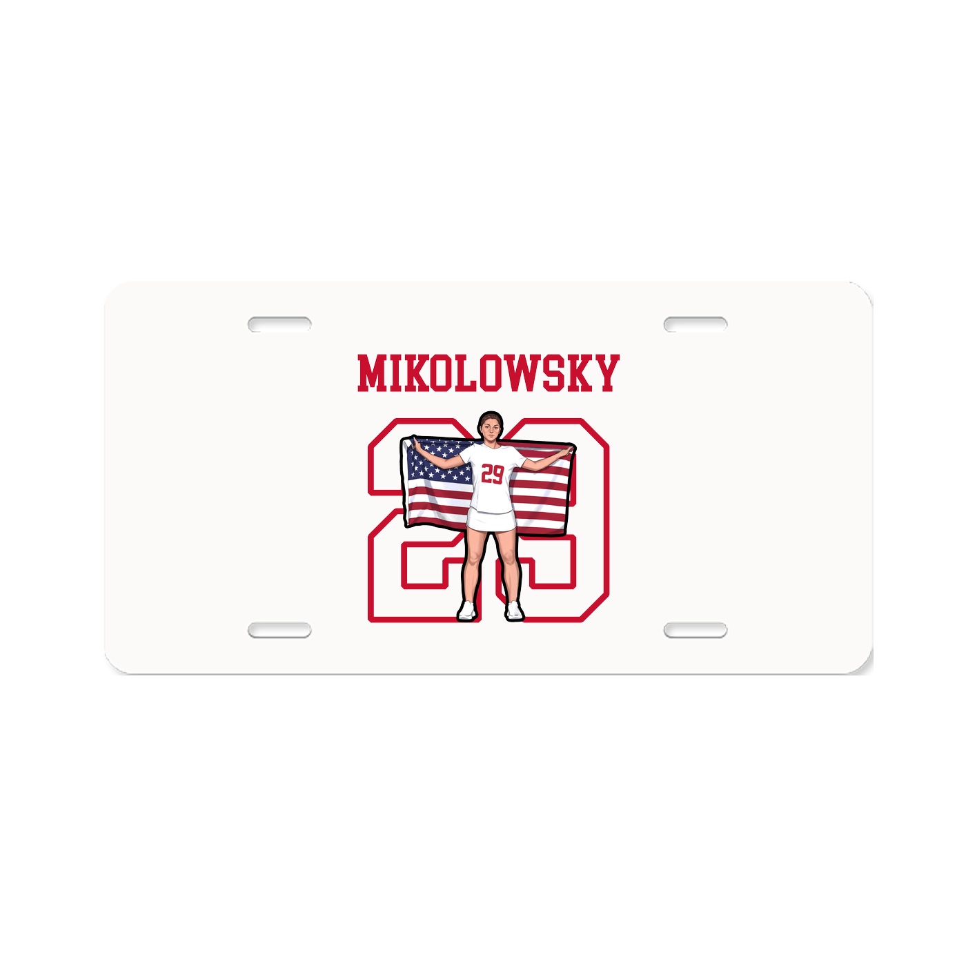 License Plate — Shirsey in Classic
