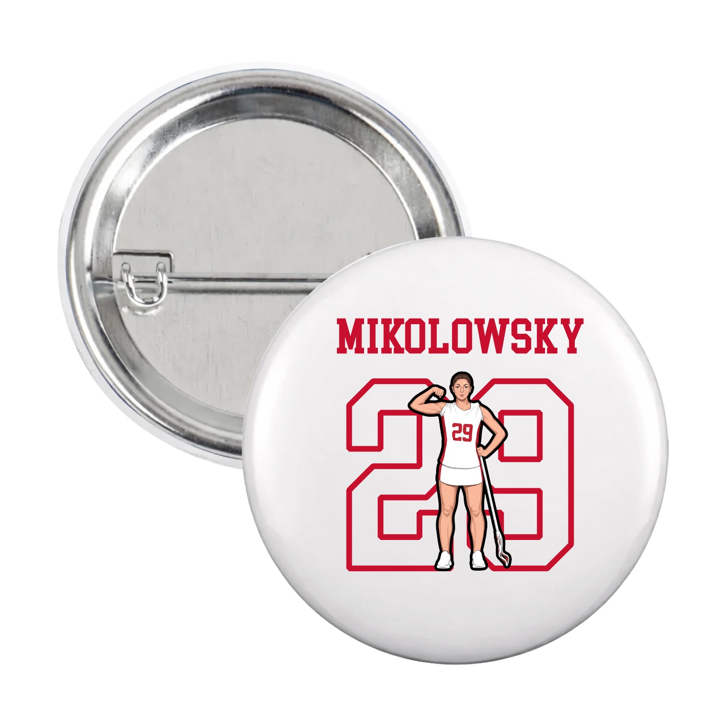 Game Day Button — Shirsey in White