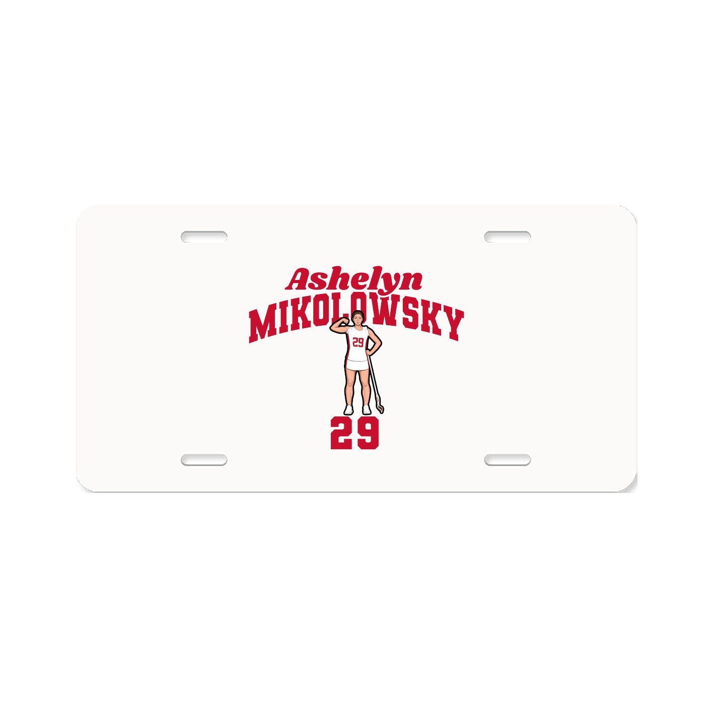 License Plate — Signature Arch in Classic