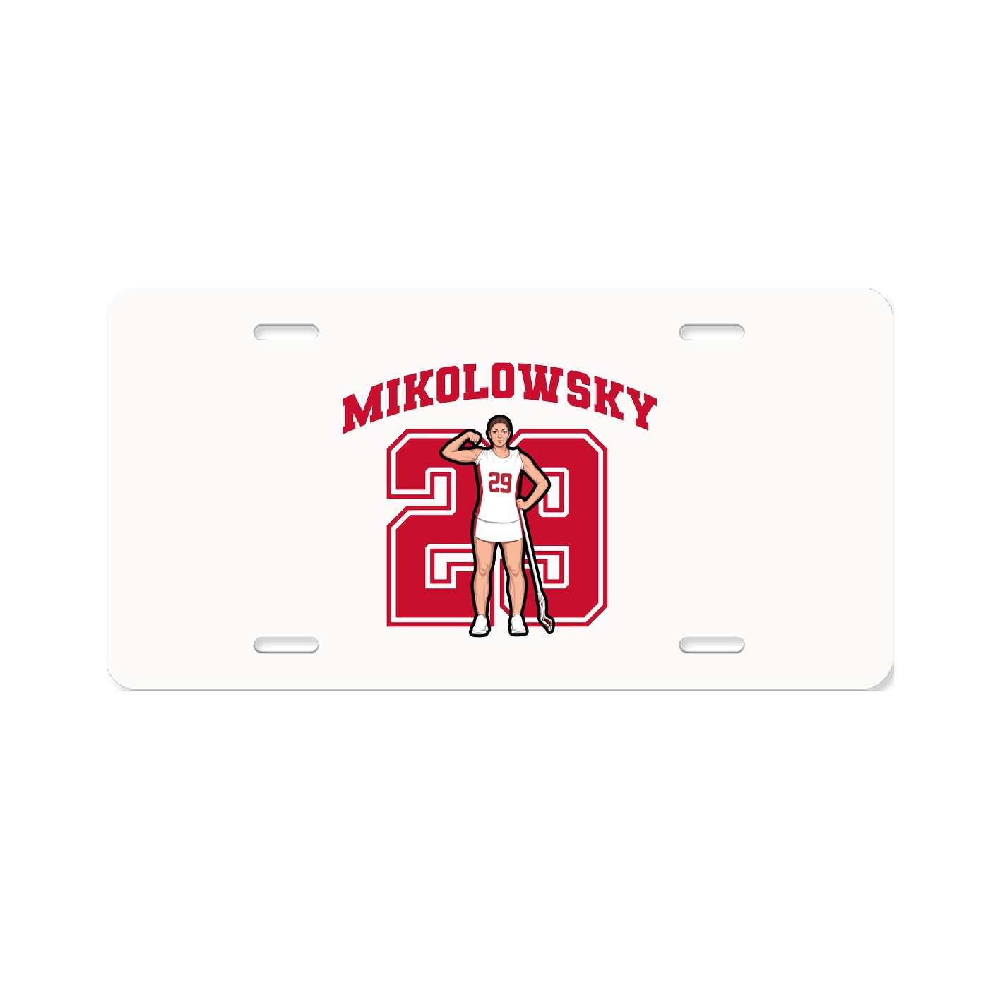 License Plate — Number in Classic