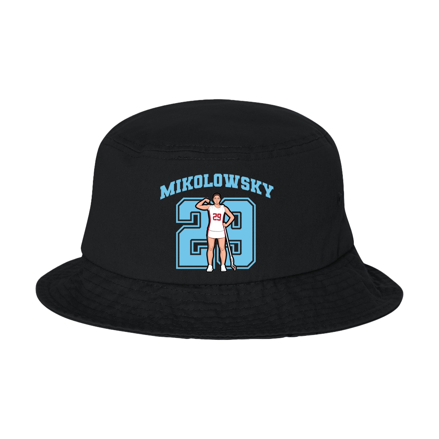Bucket Cap — Number in Black