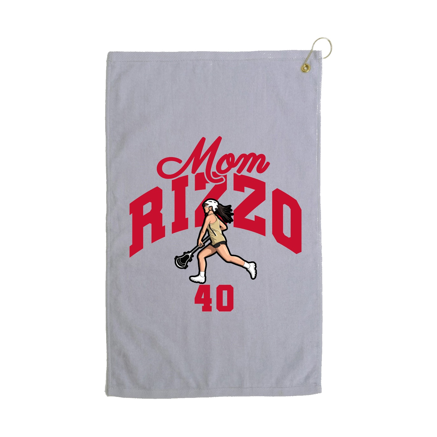 Golf Towel — Mothers Day Arch in Grey