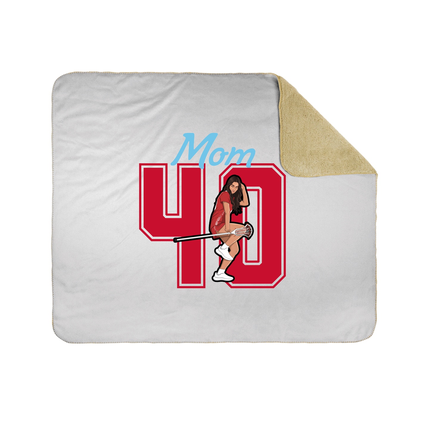 Throw Blanket — Mothers Day Shirsey in White