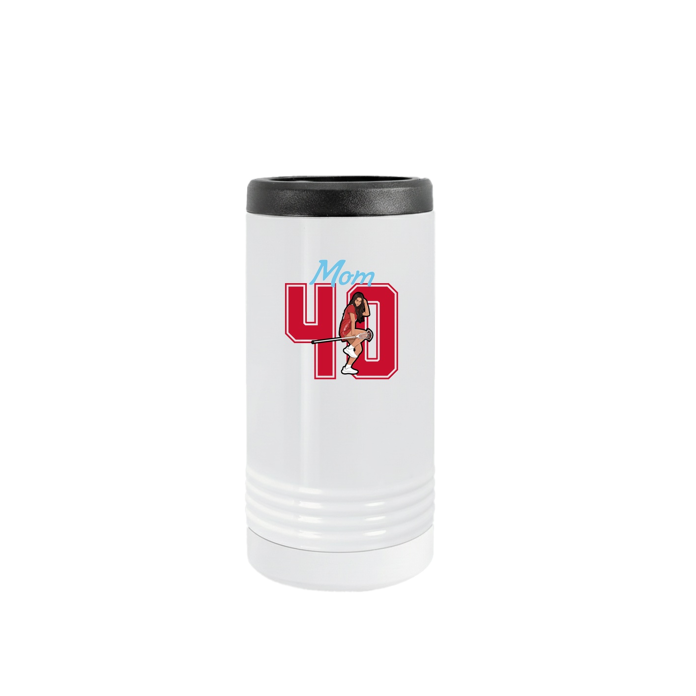Slim Beverage Holder — Mothers Day Shirsey in White