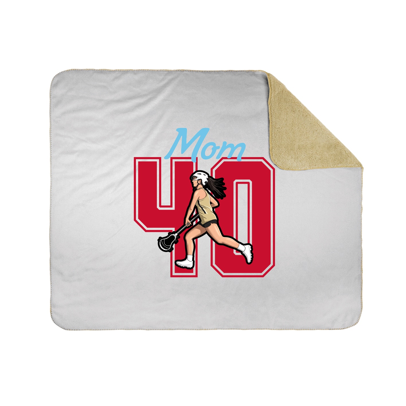 Throw Blanket — Mothers Day Shirsey in White