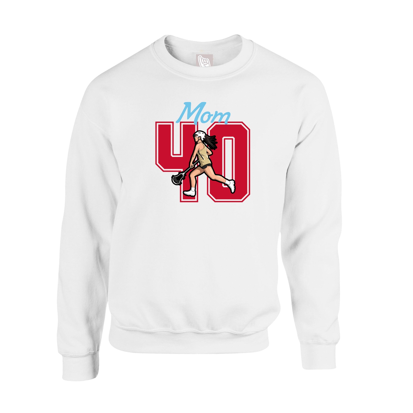 Fleece Crew — Mothers Day Shirsey in White