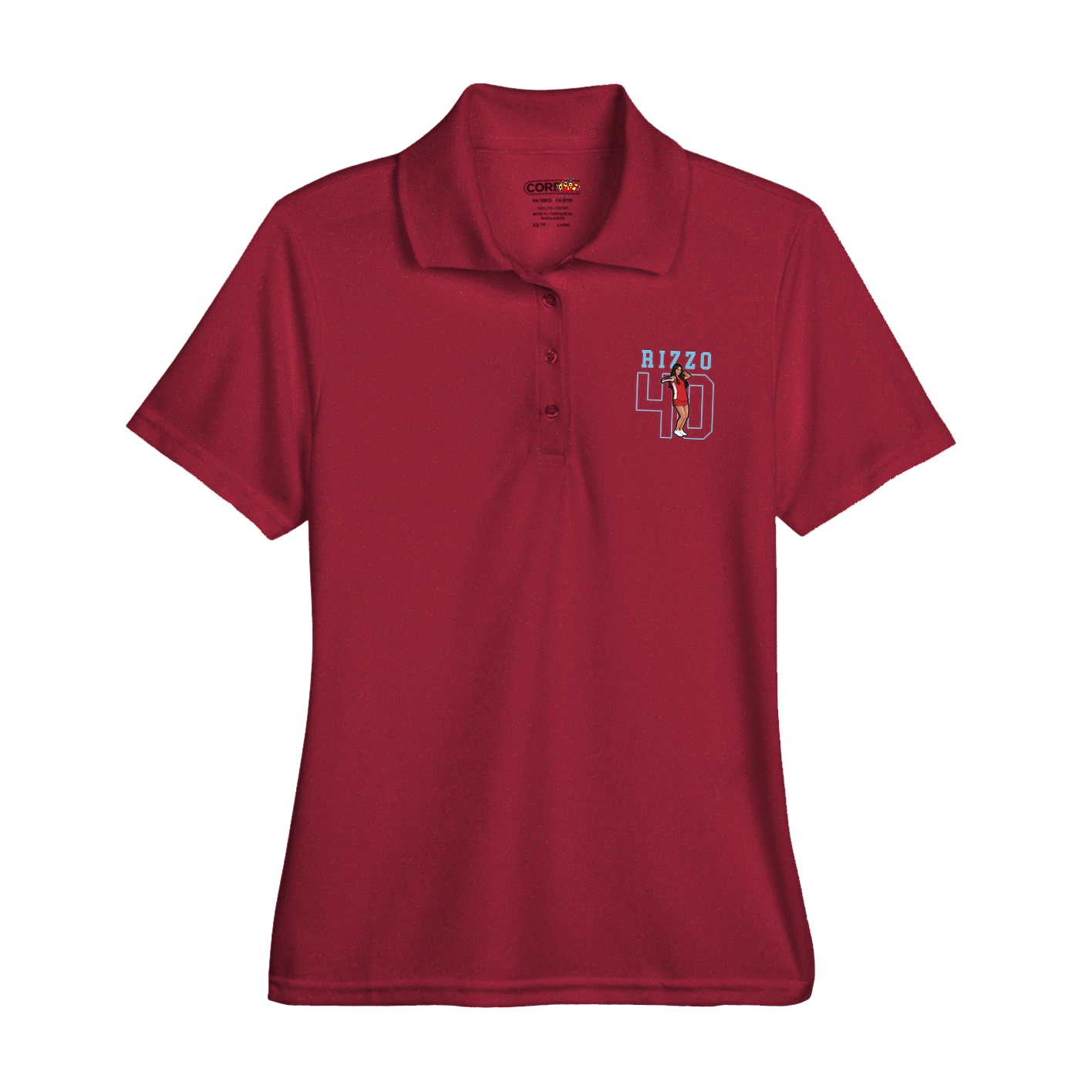 Womens Performance Polo — Shirsey in Red