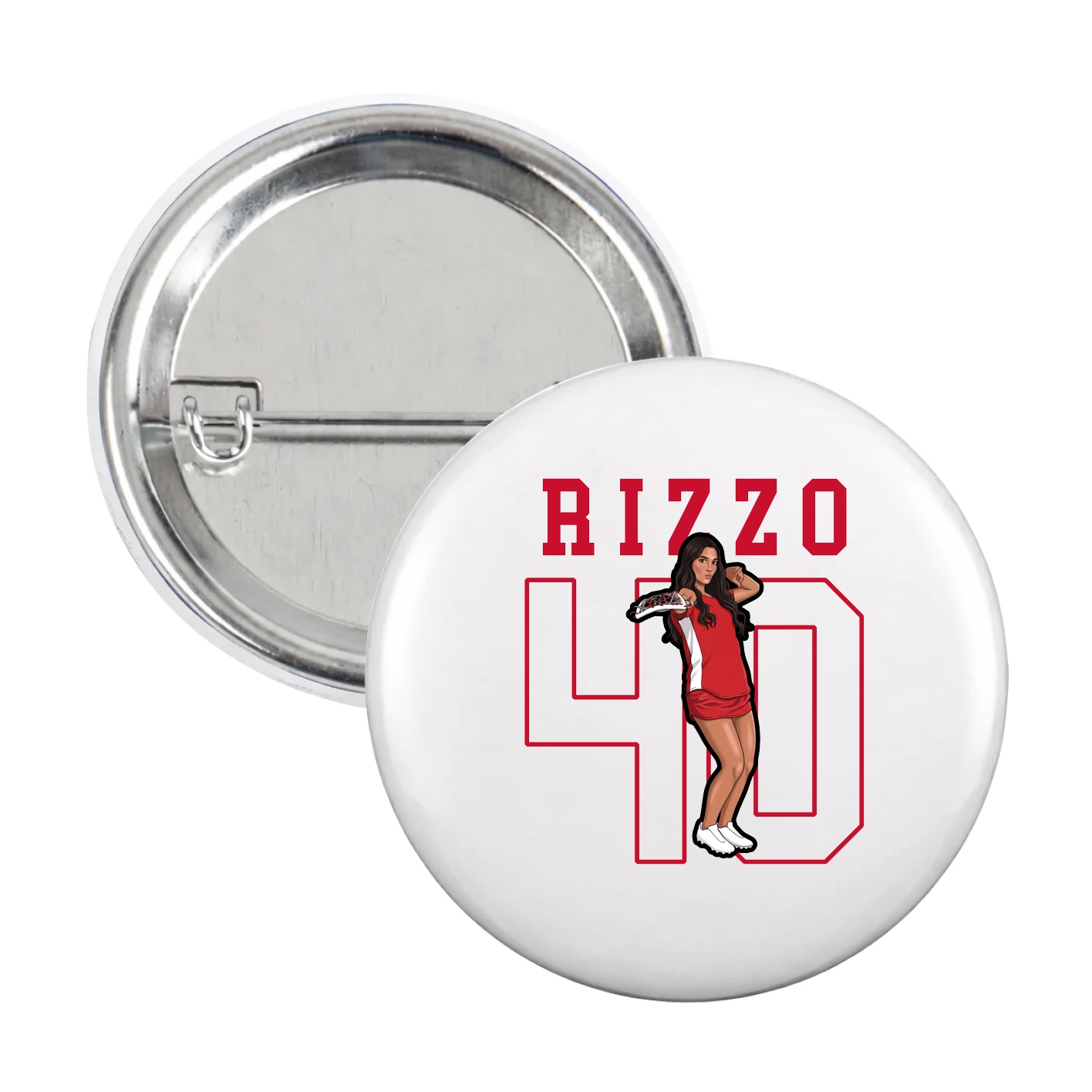 Game Day Button — Shirsey in White