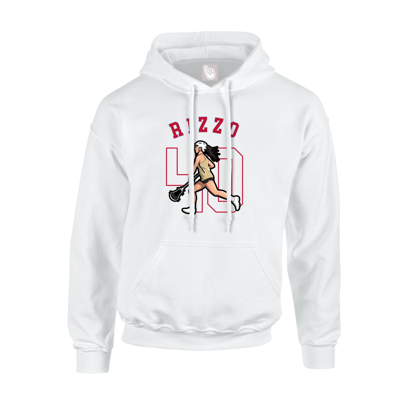 Youth Hoodie — Shirsey Arch in White
