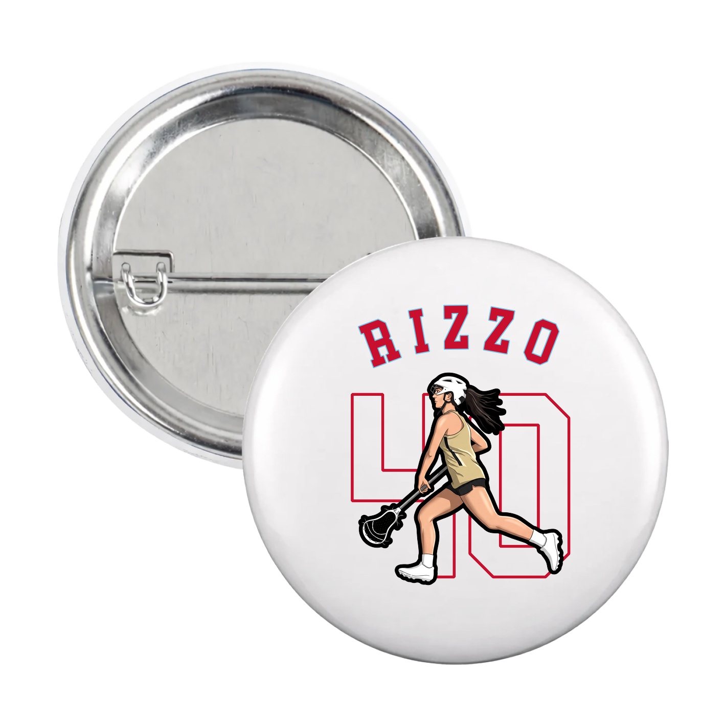 Game Day Button — Shirsey Arch in White