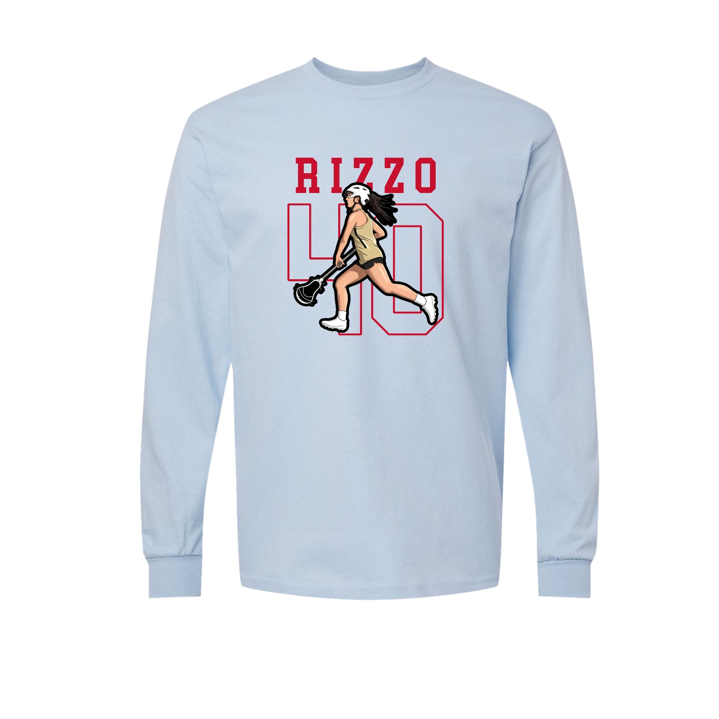 Long Sleeve Tee — Shirsey in Light Blue
