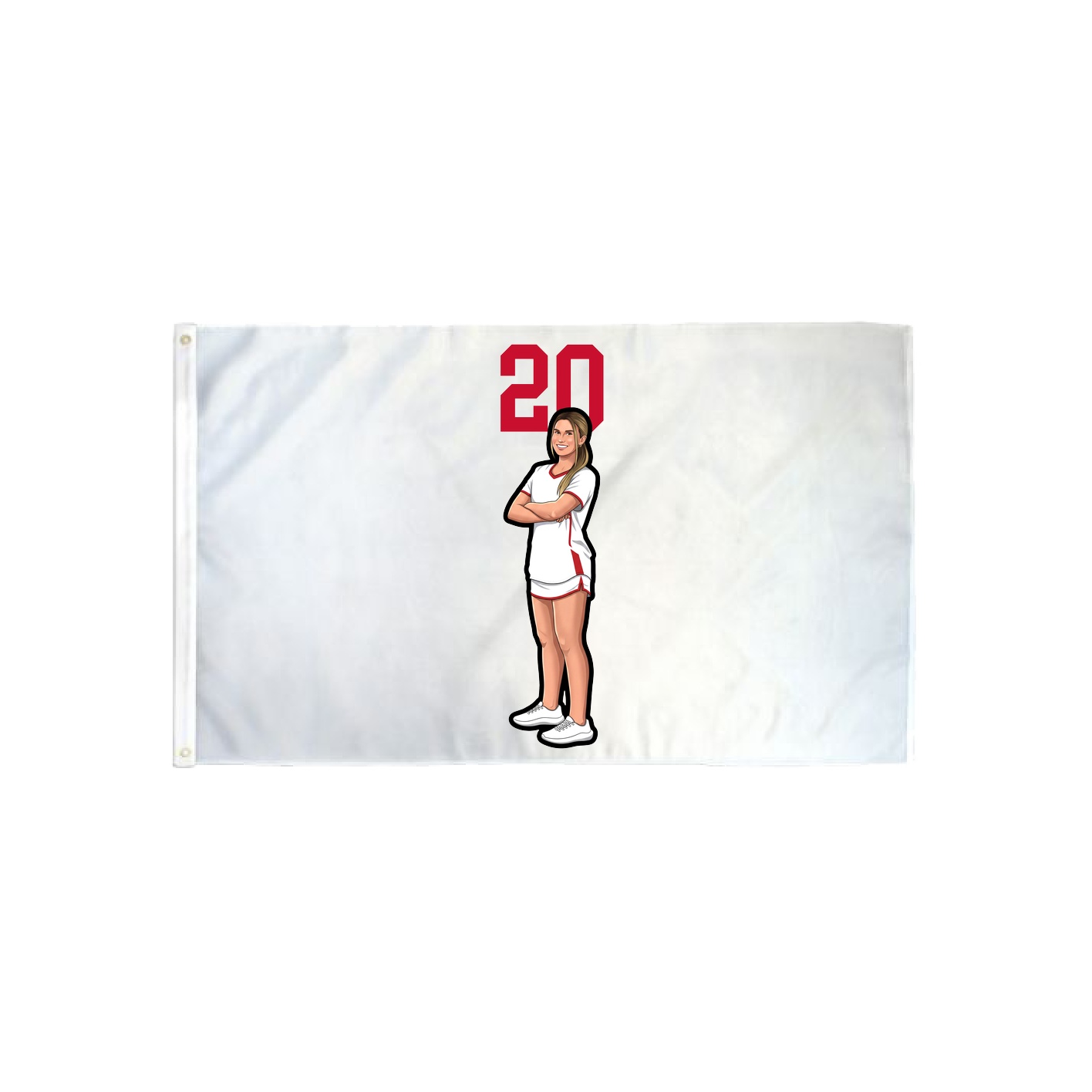 3x5 Flag — Number Top in Classic