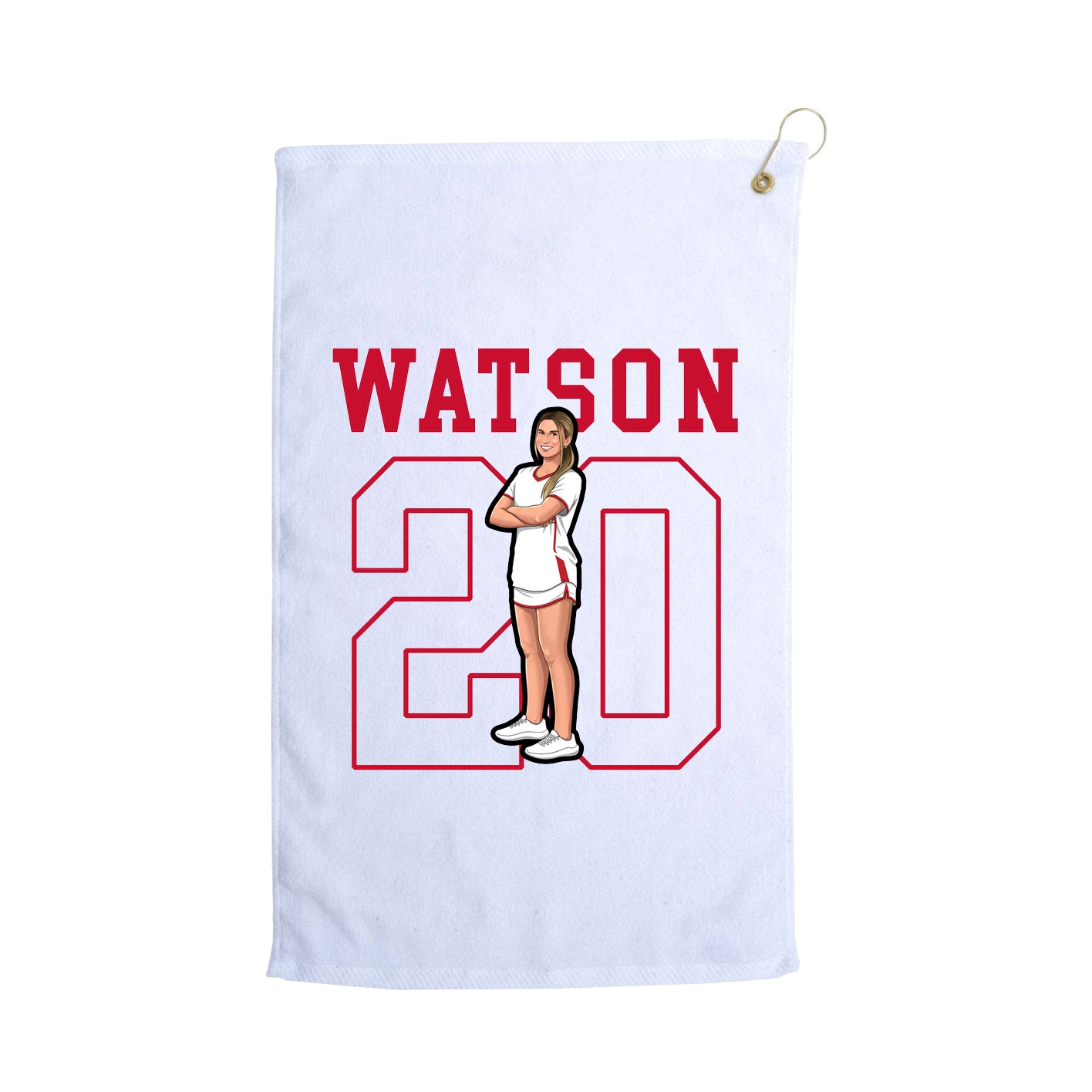 Golf Towel — Shirsey in White